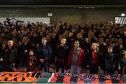 8 October 2018; Bohemians supporters prior to the Irish Daily Mail FAI Cup Semi-Final Replay match between Cork City and Bohemians at Turner’s Cross in Cork. Photo by Harry Murphy/Sportsfile