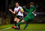 8 October 2018; Derek Pender of Bohemians in action against Kieran Sadlier of Cork City during the Irish Daily Mail FAI Cup Semi-Final Replay match between Cork City and Bohemians at Turner’s Cross in Cork. Photo by Harry Murphy/Sportsfile