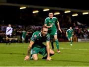 8 October 2018; Karl Sheppard of Cork City celebrates after scoring his side's second goal during the Irish Daily Mail FAI Cup Semi-Final Replay match between Cork City and Bohemians at Turner’s Cross in Cork. Photo by Seb Daly/Sportsfile