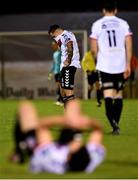 8 October 2018; Rob Cornwall of Bohemians reacts following his side's defeat during the Irish Daily Mail FAI Cup Semi-Final Replay match between Cork City and Bohemians at Turner’s Cross in Cork. Photo by Seb Daly/Sportsfile
