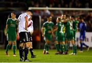 8 October 2018; Rob Cornwall of Bohemians reacts following the Irish Daily Mail FAI Cup Semi-Final Replay match between Cork City and Bohemians at Turner’s Cross in Cork. Photo by Harry Murphy/Sportsfile