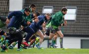 9 October 2018; Jack Carty, right, during Connacht Rugby squad training at The Sportsground in Galway. Photo by Sam Barnes/Sportsfile