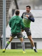 9 October 2018; Paul Boyle, right, during Connacht Rugby squad training at The Sportsground in Galway. Photo by Sam Barnes/Sportsfile