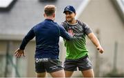 9 October 2018; David David Horwitz, right, during Connacht Rugby squad training at The Sportsground in Galway. Photo by Sam Barnes/Sportsfile