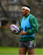 9 October 2018; Bundee Aki during Connacht Rugby squad training at The Sportsground in Galway. Photo by Sam Barnes/Sportsfile