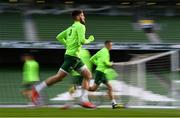 9 October 2018; Matt Doherty during a Republic of Ireland training session at the Aviva Stadium in Dublin. Photo by Stephen McCarthy/Sportsfile