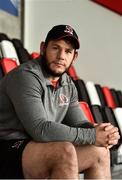 9 October 2018; Marcell Coetzee poses for a portrait following an Ulster Rugby press conference at Kingspan Stadium in Belfast. Photo by Oliver McVeigh/Sportsfile