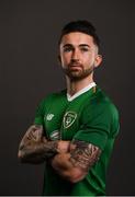 9 October 2018; Sean Maguire of Republic of Ireland poses for a portrait during a squad portrait session at their team hotel in Dublin. Photo by Stephen McCarthy/Sportsfile