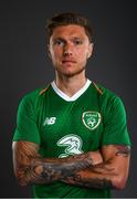 9 October 2018; Jeff Hendrick of Republic of Ireland poses for a portrait during a squad portrait session at their team hotel in Dublin. Photo by Stephen McCarthy/Sportsfile