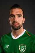 9 October 2018; Shane Duffy of Republic of Ireland poses for a portrait during a squad portrait session at their team hotel in Dublin. Photo by Stephen McCarthy/Sportsfile