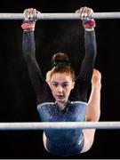 9 October 2018; Emma Slevin of Team Ireland, from Renmore, Galway, in action during the Uneven Bars event at the Youth Olympic Park on Day 3 of the Youth Olympic Games in Buenos Aires, Argentina. Photo by Eóin Noonan/Sportsfile