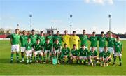 10 October 2018; The Republic of Ireland squad prior to the UEFA U19 European Championship Qualifying match between Bosnia & Herzegovina and Republic of Ireland at the City Calling Stadium in Longford. Photo by Seb Daly/Sportsfile