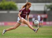 21 July 2018; Olivia Divilly of Galway during the TG4 All-Ireland Senior Championship Group 3 Round 2 match between Galway and Waterford at St Brendan's Park in Birr, Co. Offaly.  Photo by Brendan Moran/Sportsfile