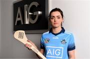 11 October 2018; Dublin star Eve O'Brien was on hand today to help Dublin GAA and sponsors AIG Insurance to officially launch the new Dublin jersey at AIG’s head office in Dublin.  Photo by Sam Barnes/Sportsfile