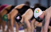 10 October 2018; Niamh Coyne of Team Ireland, from Tallaght, Dublin, during the women's 100m breaststroke event, in the aquatic centre, Youth Olympic Park, on Day 4 of the Youth Olympic Games in Buenos Aires, Argentina. Photo by Eóin Noonan/Sportsfile