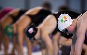 10 October 2018; Niamh Coyne of Team Ireland, from Tallaght, Dublin, during the women's 100m breaststroke event, in the aquatic centre, Youth Olympic Park, on Day 4 of the Youth Olympic Games in Buenos Aires, Argentina. Photo by Eóin Noonan/Sportsfile