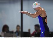 10 October 2018; Mona McSharry of Team Ireland, from Grange, Sligo, ahead of the women's 100m breaststroke event, in the aquatic centre, Youth Olympic Park, on Day 4 of the Youth Olympic Games in Buenos Aires, Argentina. Photo by Eóin Noonan/Sportsfile