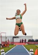 11 October 2018; Sophie Meredith of Team Ireland, from Newcastle West, Limerick, in action during the women's long jump event in the Youth Olympic Park, on Day 5 of the Youth Olympic Games in Buenos Aires, Argentina. Photo by Eóin Noonan/Sportsfile