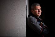 11 October 2018; Newly appointed Mayo football manager James Horan poses for a portrait following a press conference at The Greenway Café in Castlebar, Co. Mayo. Photo by David Fitzgerald/Sportsfile