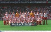 24 August 2003; The Tyrone squad before the Bank of Ireland All-Ireland Senior Football Championship Semi-Final match between Tyrone and Kerry at Croke Park in Dublin. Photo by Damien Eagers/Sportsfile
