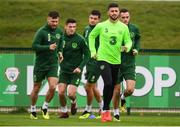 12 October 2018; Shane Long during a Republic of Ireland training session at the FAI National Training Centre in Abbotstown, Dublin. Photo by Stephen McCarthy/Sportsfile