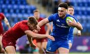 12 October 2018; Tom Daly of Leinster A is tackled by Stephen Fitzgerald of Munster A during the Celtic Cup Round 6 match between Leinster A and Munster A at Energia Park in Dublin. Photo by Matt Browne/Sportsfile