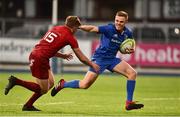12 October 2018; Stephen Fitzgerald of Munster A attempting to tackle Michael Silvester of Leinster A during the Celtic Cup Round 6 match between Leinster A and Munster A at Energia Park in Dublin. Photo by Matt Browne/Sportsfile