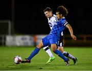12 October 2018; Bastien Héry of Waterford in action against Patrick McEleney of Dundalk during the SSE Airtricity League Premier Division match between Waterford and Dundalk at the RSC in Waterford. Photo by Seb Daly/Sportsfile