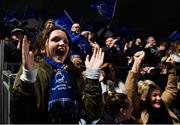 12 October 2018; Leinster supporters during the Heineken Champions Cup Pool 1 Round 1 match between Leinster and Wasps at the RDS Arena in Dublin. Photo by David Fitzgerald/Sportsfile