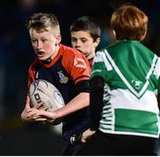 12 October 2018; Action from the Bank of Ireland Half-Time Minis between Tallaght RFC and Balbriggan RFC at the Heineken Champions Cup Pool 1 Round 1 match between Leinster and Wasps at the RDS Arena in Dublin. Photo by Matt Browne/Sportsfile