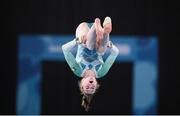 12 October 2018; Emma Slevin of Team Ireland, from Renmore, Galway, during the women's gymnastics all round final in the Youth Olympic Park, on Day 6 of the Youth Olympic Games in Buenos Aires, Argentina. Photo by Eóin Noonan/Sportsfile