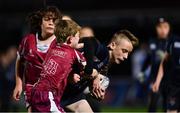 12 October 2018; Action from the Bank of Ireland Half-Time Minis between Portarlington RFC and Ardee RFC at the Heineken Champions Cup Pool 1 Round 1 match between Leinster and Wasps at the RDS Arena in Dublin. Photo by Ramsey Cardy/Sportsfile