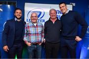 12 October 2018; Guests with Leinster players Jamison Gibson-Park and Ian Nagle in the Blue Room prior to the Heineken Champions Cup Pool 1 Round 1 match between Leinster and Wasps at the RDS Arena in Dublin. Photo by Brendan Moran/Sportsfile