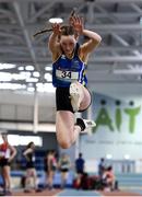 13 October 2018; Moya O' Connell of Ballinrobe Community School, Co. Mayo, competing in the Junior Girls Long Jump event  during the Irish Life Health All-Ireland Schools Combined Events at AIT in Athlone, Co Westmeath. Photo by Sam Barnes/Sportsfile