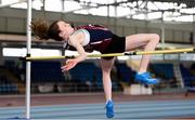 13 October 2018; Siofra Davis of Presentation College Athenry, Co. Galway, competing in the Minor Girls High Jump event during the Irish Life Health All-Ireland Schools Combined Events at AIT in Athlone, Co Westmeath. Photo by Sam Barnes/Sportsfile
