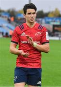 13 October 2018; Joey Carbery of Munster after the Heineken Champions Cup Pool 2 Round 1 match between Exeter Chiefs and Munster at Sandy Park in Exeter, England. Photo by Brendan Moran/Sportsfile