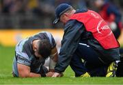 13 October 2018; Peter McCabe of Connacht is treated for an injury during the European Rugby Challenge Cup Pool 3 Round 1 match between Connacht and Bordeaux Begles at The Sportsground, Galway. Photo by Piaras Ó Mídheach/Sportsfile