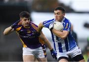 13 October 2018; Colm Basquel of Ballyboden St Enda's in action against Cillian O'Shea of Kilmacud Crokes during the Dublin County Senior Club Football Championship semi-final match between Ballyboden St Enda's and Kilmacud Crokes at Parnell Park in Dublin. Photo by Daire Brennan/Sportsfile