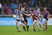 13 October 2018; Declan O'Mahony of Ballyboden St Enda's in action against Liam Flatman of Kilmacud Crokes during the Dublin County Senior Club Football Championship semi-final match between Ballyboden St Enda's and Kilmacud Crokes at Parnell Park in Dublin. Photo by Daire Brennan/Sportsfile