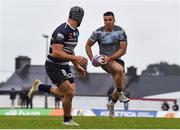 13 October 2018; Cian Kelleher of Connacht in action against Beka Gorgadze of Bordeaux Begles during the European Rugby Challenge Cup Pool 3 Round 1 match between Connacht and Bordeaux Begles at The Sportsground, Galway. Photo by Piaras Ó Mídheach/Sportsfile