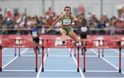 13 October 2018; Miriam Daly of Team Ireland, from Carrick-on-suir, Tipperary, during the women's 400m hurdles, heat, at the Youth Olympic Park on Day 7 of the Youth Olympic Games in Buenos Aires, Argentina. Photo by Eóin Noonan/Sportsfile