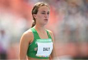 13 October 2018; Miriam Daly of Team Ireland, from Carrick-on-suir, Tipperary, ahead of the women's 400m hurdles, heat, at the Youth Olympic Park on Day 7 of the Youth Olympic Games in Buenos Aires, Argentina. Photo by Eóin Noonan/Sportsfile