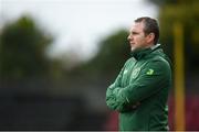 13 October 2018; Republic of Ireland manager Tom Mohan during the 2018/19 UEFA Under-19 European Championships Qualifying Round match between Republic of Ireland and Faroe Islands at the City Calling Stadium in Longford. Photo by Barry Cregg/Sportsfile