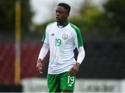 13 October 2018; Jonathan Afolabi of Republic of Ireland during the 2018/19 UEFA Under-19 European Championships Qualifying Round match between Republic of Ireland and Faroe Islands at the City Calling Stadium in Longford. Photo by Barry Cregg/Sportsfile