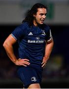 12 October 2018; James Lowe of Leinster during the Heineken Champions Cup Pool 1 Round 1 match between Leinster and Wasps at the RDS Arena in Dublin. Photo by Ramsey Cardy/Sportsfile