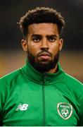 13 October 2018; Cyrus Christie of Republic of Ireland during the UEFA Nations League B group four match between Republic of Ireland and Denmark at the Aviva Stadium in Dublin. Photo by Stephen McCarthy/Sportsfile