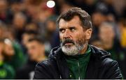 13 October 2018; Republic of Ireland assistant manager Roy Keane during the UEFA Nations League B group four match between Republic of Ireland and Denmark at the Aviva Stadium in Dublin. Photo by Stephen McCarthy/Sportsfile