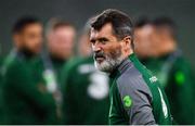 13 October 2018; Republic of Ireland assistant manager Roy Keane ahead of the UEFA Nations League B group four match between Republic of Ireland and Denmark at the Aviva Stadium in Dublin. Photo by Ramsey Cardy/Sportsfile