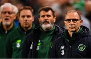 13 October 2018; Republic of Ireland manager Martin O'Neill, right, and Republic of Ireland assistant manager Roy Keane during the UEFA Nations League B group four match between Republic of Ireland and Denmark at the Aviva Stadium in Dublin. Photo by Ramsey Cardy/Sportsfile