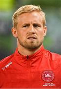 13 October 2018; Kasper Schmeichel of Denmark ahead of the UEFA Nations League B group four match between Republic of Ireland and Denmark at the Aviva Stadium in Dublin. Photo by Ramsey Cardy/Sportsfile
